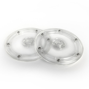 XY-L1S5 High Quality 5inch Plastic <strong>Rotating</strong> Turntable Acrylic Lazy Susan <strong>Rotating</strong> Disk For Kitchen Countertop Decoration Base - Product Image 5