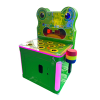 Machine de jeu d'arcade de marteau de grenouille folle de haute qualité accepteur de pièces de monnaie coloré poussoir de pièces de monnaie expérience amusante de grenouille de saut pour