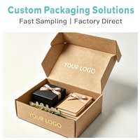 Boîte d'expédition de luxe en carton pliable personnalisée avec impression de logo doré pour produits de beauté, perruques et articles de boutique - Crème Éco