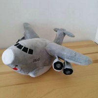 Jouet en peluche pour enfants, voitures, avions, mignon, gris, avion en peluche
