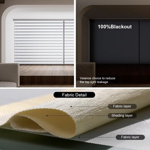 Kabellose Verdunkelungs-Schmetterlingsrollos Moderne Bohrerfreie Werkzeuglose Elektrische Fernbedienung Schmetterlingsrollos für Fenster - Product Image 6