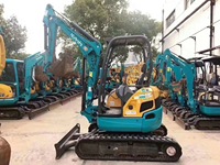 Vente en gros à bas prix de mini-excavatrice d'occasion Kubota U-30 de 3 tonnes avec petit excavateur/cabine ouverte/lame/chenilles en caoutchouc