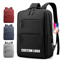 Sac à dos de sport et de loisirs personnalisé en usine, en nylon Oxford, avec port USB, unisexe, pour le travail et les voyages, grande capacité, imperméable, logo personnalisable