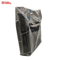 Sacs de shopping en plastique biodégradable à fond gousset, personnalisés en gros, avec logo et poignée, pour chaussures et chaussettes