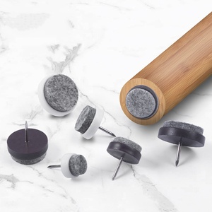 Anclajes de plástico para muebles, para mesas, sillas, sofás, armarios y cajones - almohadillas de fieltro y nailon para el suelo - Product Image 1