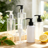 Bouteilles de lotion en plastique PET, emballages cosmétiques rechargeables pour shampoing, nettoyant visage, contenants vides pour soins personnels avec pompe