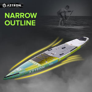 Planche à pagaie <span class=keywords><strong>gonflable</strong></span> Aztron Meteor à double chambre, Drop Stitch, course, 14 pieds, design <span class=keywords><strong>Starboard</strong></span>, aileron inclus pour l'océan - Product Image 4