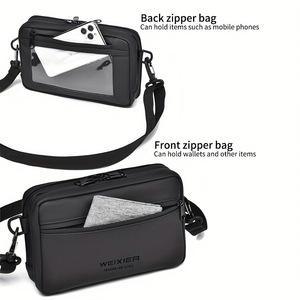 Novità 2026 WEIXIER Borsa a Tracolla Impermeabile da Uomo, Borsa a Tracolla Casual da Esterno per Uomo - Product Image 3