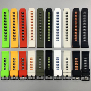 <span class=keywords><strong>Correas</strong></span> de Reloj de Silicona de Liberación Rápida de 20 mm y 22 mm, Correa de Repuesto Deportiva de Goma Suave para Hombre y Mujer con Hebilla de Metal - Product Image 4