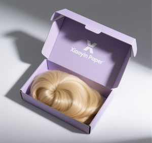 صندوق أرجواني مطبوع بشعار وحجم مخصص تعبئة وشحن الملابس والشعار والشعار والشعار صندوق توصيل وشحن - Product Image 4