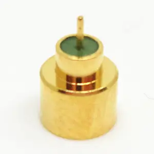 Hermetisch abgedichteter SMP 40-GHz-Stecker vergoldet für HF-Koaxial stecker