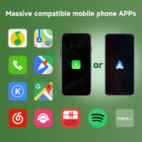Adaptateur sans fil 5.0 GHz pour véhicule, USB avec câble, transmission rapide, connexion stable au smartphone, accessoires auto
