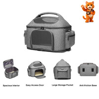 Sac de transport souple pour animaux de compagnie, sac de transport respirant en maille pour chat, sac de voyage pour chien, sac de transport portable pour animaux de compagnie avec bandoulière pour petits animaux