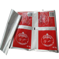 Sachets ketchup sauce Chili, pièces, imprimé personnalisé, sachets d'emballage, fabrication professionnelle
