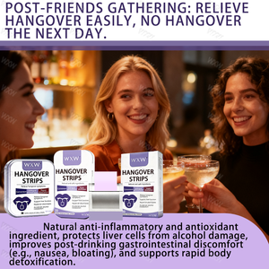 Strip Oral Penyerap <span class=keywords><strong>Hangover</strong></span> Khusus, Suplemen Pereda <span class=keywords><strong>Hangover</strong></span>, Strip Oral Anti <span class=keywords><strong>Hangover</strong></span> Cepat Larut - Product Image 6