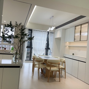 Silla <span class=keywords><strong>de</strong></span> comedor moderna <span class=keywords><strong>de</strong></span> lino <span class=keywords><strong>de</strong></span> madera maciza con tapicería <span class=keywords><strong>de</strong></span> tela para el hogar o el hotel/Villa directamente <span class=keywords><strong>de</strong></span> fábrica - Product Image 4