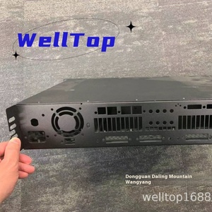 Boîtier de serveur de contrôle industriel 3U personnalisé, en alliage d'aluminium, châssis d'amplificateur de puissance audio, armoire en tôle, équipement Welltop - Product Image 3