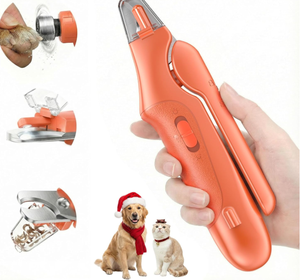 Prix de gros Accessoires pour animaux de compagnie 2-en-1 <span class=keywords><strong>Coupe</strong></span>-ongles et polisseur électrique automatique pour chats en plastique écologique - Product Image 2