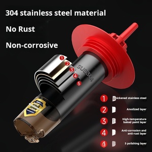 Copertura Moderna per <span class=keywords><strong>Scarico</strong></span> Lavabo Bagno, Forma Cilindrica, Superficie Lucida, Connessione S-Trap - Product Image 4