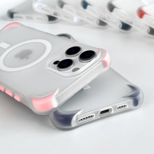 เคส TPU อะคริลิกแบบกันกระแทก 16 ชิ้น หนา 2 มม. สำหรับมุม  พร้อมแผ่นกันรอยสีแบบถอดได้ รองรับ Wireless Mag Ring - Product Image 4