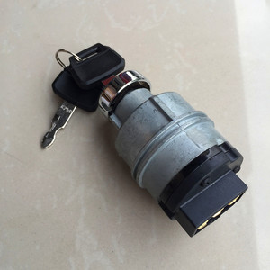 สวิตช์จุดระเบิดสำหรับรถขุด kobelco Sk350 Sk250 Sk200 Sk210 8 24 V DC แผงโลหะสีเทา - Product Image 2