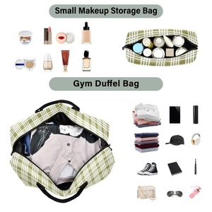 Bolsa de Viaje Deportiva para Mujer con Diseño Personalizado de Hawái, Juego de Maletas con Bolsa de Aseo - Product Image 4