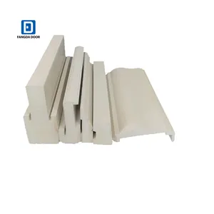 Jamb de porta de pvc, 7 1/4 polegadas padrão eua wpc exterior inoxidável/4 polegadas/6 polegadas suave pvc composto garra da porta/molde de tijolo/astragal