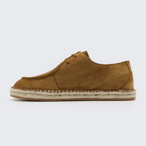 LANCI Custom Shoes Manufacturers Loafer Shoes Designer <strong>Espadrilles</strong> Moccasin Custom Logo Shoes Jute Soles Suede Loafer - Product Image 4