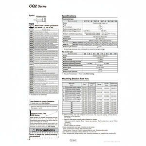 Cilindro compacto SMC, piezas neumáticas de - Product Image 1