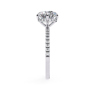 Luxury Silver <b>Diamond</b> <b>Ring</b> Elegant Design for Women Stylish Daily Wear Jewelry - Product Image 1