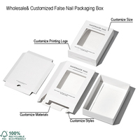 Esmalte de Uñas de Lujo con Logotipo Personalizado, Impresión Personalizada, Laminación Mate, Materiales Reciclados Ecológicos, Forro de Esponja, Cartón Blanco