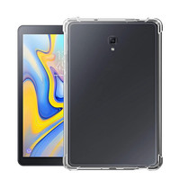 Darbeye dayanıklı silikon Samsung kılıfı Galaxy Tab S4 10.5 SM-T830 SM-T835 şeffaf şeffaf TPU yumuşak 4 köşe hava yastığı kapağı
