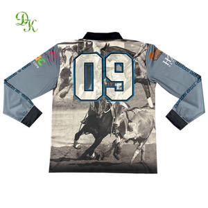 Camiseta <span class=keywords><strong>de</strong></span> <span class=keywords><strong>Pesca</strong></span> Polo Australiana con Estampado por Sublimación <span class=keywords><strong>de</strong></span> Diseño Personalizado <span class=keywords><strong>de</strong></span> Alta Calidad Sin Pedido Mínimo - Product Image 5