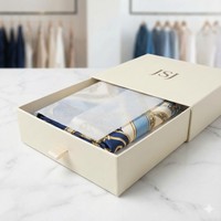 Boîte cadeau carrée rigide haut de gamme en carton avec logo personnalisé pour l'emballage de produits de luxe et l'étui de marque professionnel