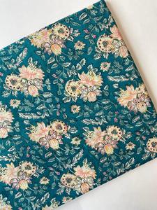 Tela de Popelina de Algodón Estampada a Mano, 42 Pulgadas de Ancho, Peso Medio, Tejido para Uso Textil del Hogar y Prendas de Vestir - Product Image 1