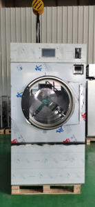 Mesin cucian komersial pengering Tumble tunggal sepenuhnya otomatis Harga bagus pakaian listrik lebih lembut & halus untuk penggunaan bisnis - Product Image 5
