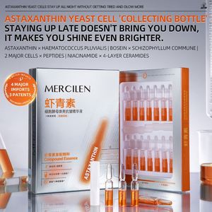 Suero Facial Vegano Orgánico MERCILEN con Hierbas Antienvejecimiento, Esencia de Astaxantina, Niacinamida, Ácido Hialurónico y Aceite de Coco <span class=keywords><strong>Antiarrugas</strong></span> - Product Image 5