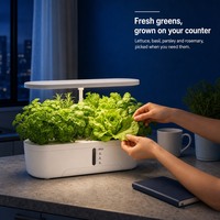 Système hydroponique intelligent OneMi 12 Pods, jardin intérieur AI, LED spectre complet, application, arrosage automatique, hauteur réglable, jardinière hydroponique