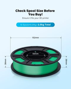 Stylo 3D OEM de qualité supérieure, filament 3 mm, plastiques PLA, ABS, PCL, PETG, TPU, HIPS, PP, Bois, etc., ensemble d'impression 1,75 mm, ROHS, poids, matériau, origine - Product Image 4