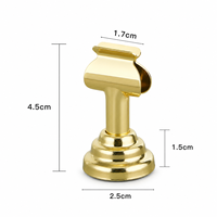 Mini porte-cartes de visite vertical de bureau, support de présentation pour mariage, banquet, clip pour étiquettes de table, porte-notes pour décoration de fête