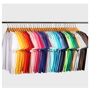 Hombres peso pesado al por mayor logotipo personalizado impreso bordado 100 Algodón puro al por mayor barato camiseta de gran tamaño - Product Image 2