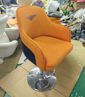 Chaise de baccarat de luxe avec mousse à mémoire de forme, design moderne, logo OEM - pour hôtel, bar, tabourets à accoudoirs