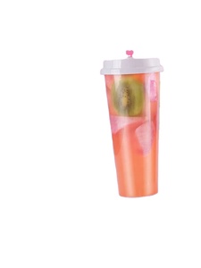 Custom Logo Single Wall 90mm <b>Plastic</b> PP Matte Frosted 16oz/24oz Drinking <b>Cups</b> for Milk Tea & Boba Fruit - Product Image 5
