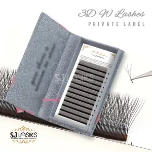 Luxury Black Premium Supplies Individual Eyelash Extension W 6D Lashes Lashes Y Oem Lash Extension