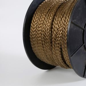 העיצוב הטוב ביותר קלוע בזלת חבל מרובע קלוע עגול מרובע איטום צבע חבל יכול להיות מותאם אישית - Product Image 2