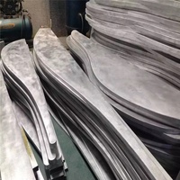 Panneaux de plafond en aluminium contemporains et modernes, revêtement en poudre, carreaux ondulés en métal, salle de sport, supermarché, caractéristique artistique, en alliage d'aluminium