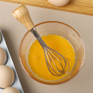 Frusta Manuale Ecologica in Acciaio Inox, Utensile da Cucina per Bambini, Strumento per Mescolare e Sbattere Uova e Crema per Pasticceria - Product Image 4