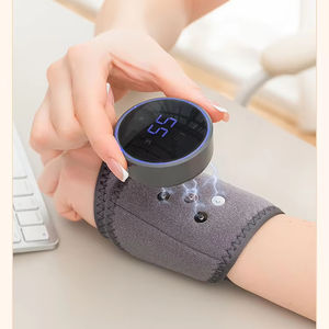 Portatile a 3 velocità regolabile in morbido poliestere/Nylon elettrico supporto da <span class=keywords><strong>polso</strong></span> massaggiatore riscaldamento vibrazioni massaggio funzioni Wireless - Product Image 1