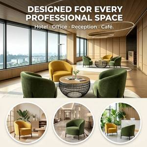 Fauteuil de réception design, nouveau style, chaise de bureau pour visiteurs, idéal pour les appartements - Product Image 2