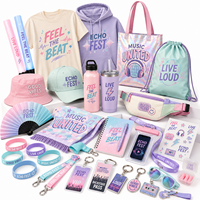 Ensemble Cadeau OEM de Marchandises de Concert : Vêtements Vintage de Festival, Sac Fourre-tout, Sac Bandoulière, Bonnet, Chaussettes, Affiche, Porte-clés, Streetwear, Souvenir, Pack Promotionnel